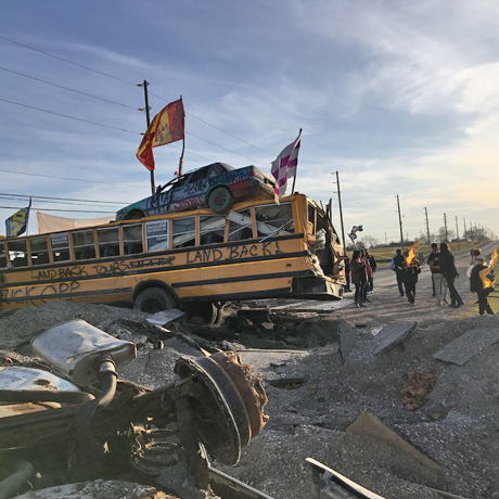 Issue Labour and community show solidarity with 1492 Land Back Lane