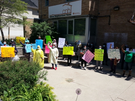 Issue PSWs Rally for Decent Work