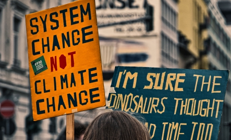 Issue Climate chaos, pandemic and genocide. It is past time for real change