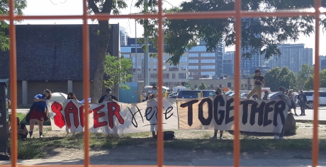 Issue End all evictions. Housing is a human right!