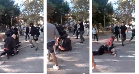Issue Fascist attack against KEERFA with the cover of the Theodorikakos Police in New Heraklion Square