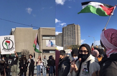 Issue Support students who walked out for Palestine - Stop the attacks on free speech!