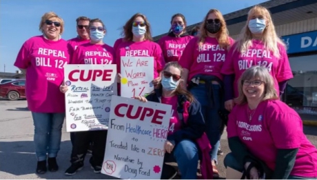 Issue CUPE Ontario confronts bill 124