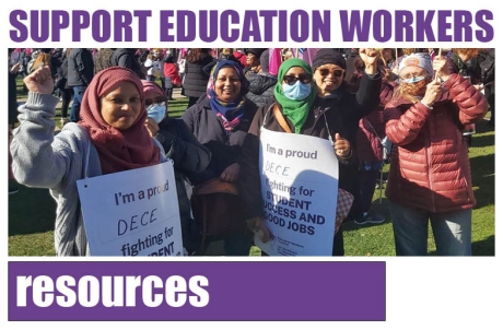 Issue Support Education Workers - Resources