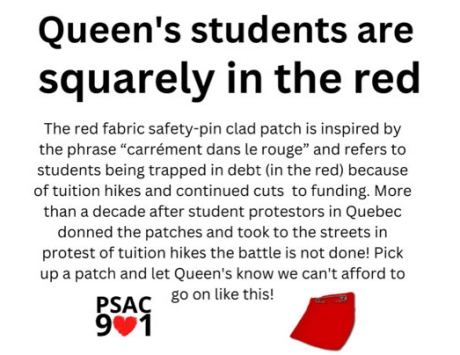 Issue Graduate workers and students in Ontario refuse to be “squarely in red.”