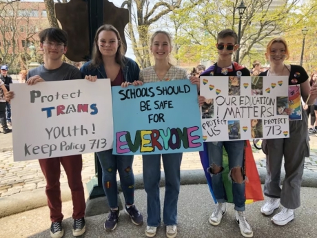 Issue Protect Trans students - the fight for policy 713 in New Brunswick