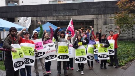 Issue Support striking teaching assistants at SFU