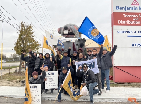 Issue Benjamin Moore workers join the rise in militant struggle