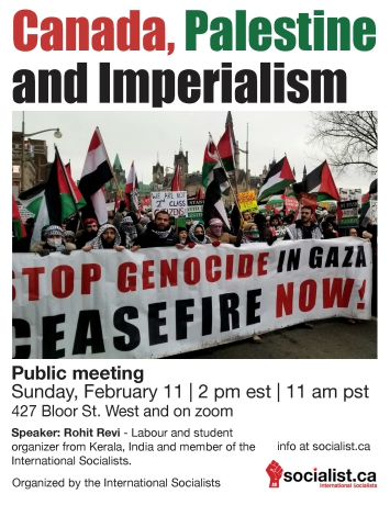 Issue Canada, Palestine and Imperialism