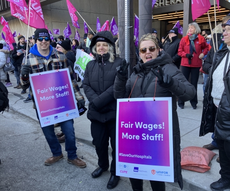Issue Health care workers unite to fight Ford