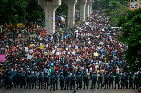 Issue Student Revolt in Bangladesh