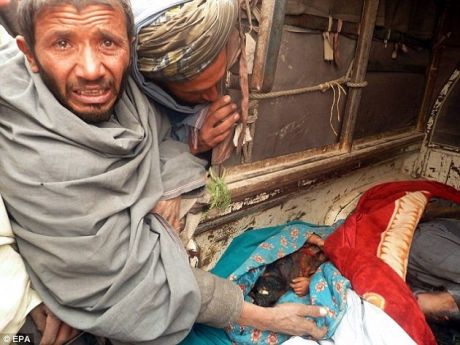 Issue Afghan civilians massacred by occupation