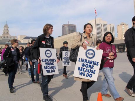 Issue Toronto library workers show that sometimes it's better to fight than to run away