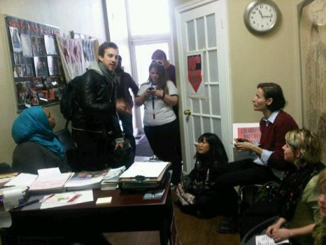 Issue students occupying Glen Murray's office