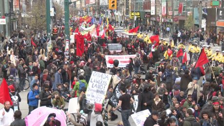 Issue May Day across Canada and Quebec