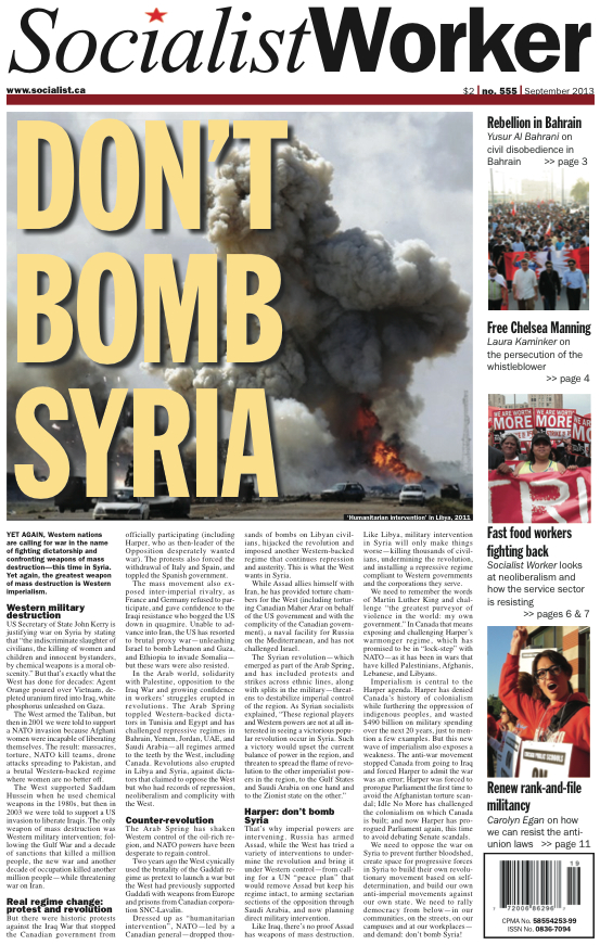 Issue Don't Bomb Syria