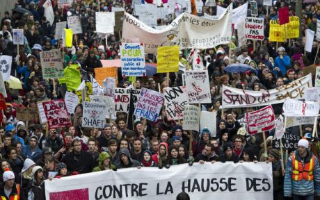 Issue How do we spread the Quebec Spring?