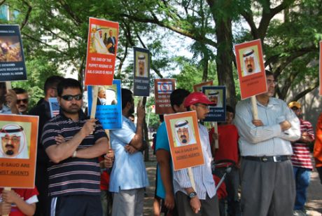 Issue Toronto: Protesters Demand An End To Us-Backed Oppression In Saudi Arabia