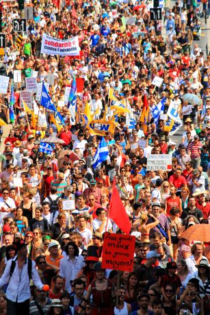 Issue Photos: July 22 Demonstration In Montreal