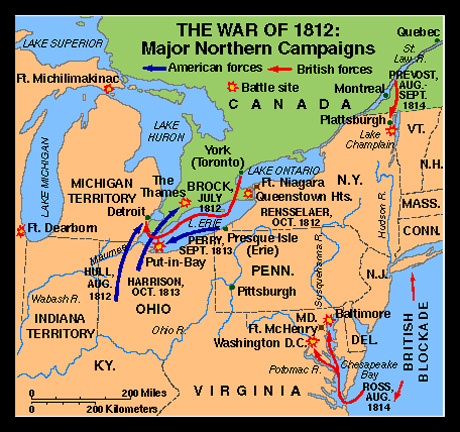 Issue War of 1812: myth and reality
