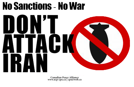 Issue Harper paves way for war on Iran
