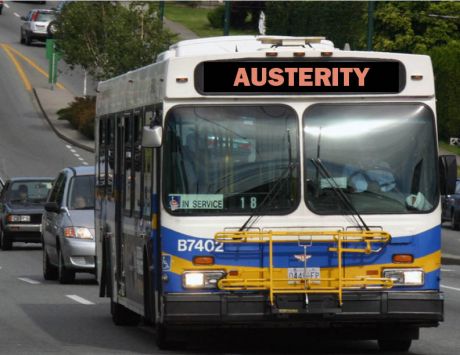 Issue BC public transit cutbacks threaten climate