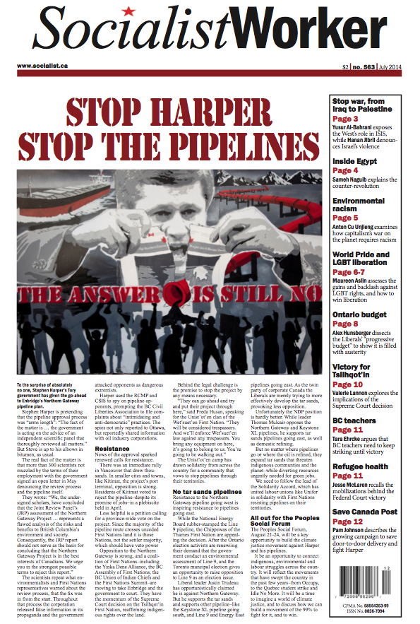 Issue Socialist Worker July 2014