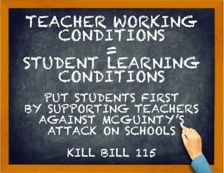 Issue Showing solidarity with teachers in my neighbourhood