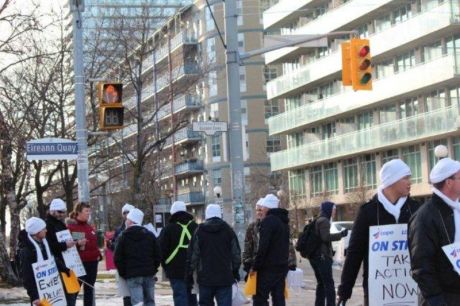 Issue Interview with a striking Porter Airlines worker 