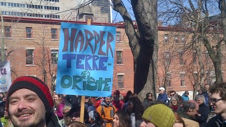 Issue Earth Day against Harper's terre-orism