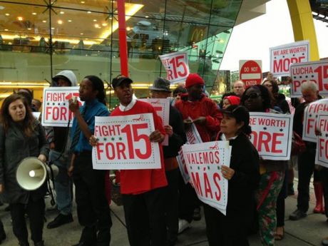 Issue We'd like a living wage with that order