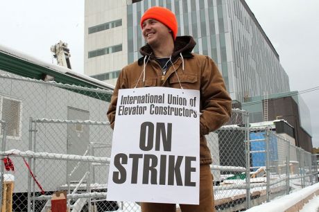 Issue Solidarity with the elevator workers strike