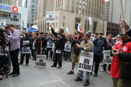 Issue Elevator workers rally for your support