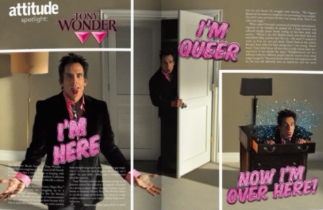 Issue 'I'm here! I'm queer! Now I'm over here!'